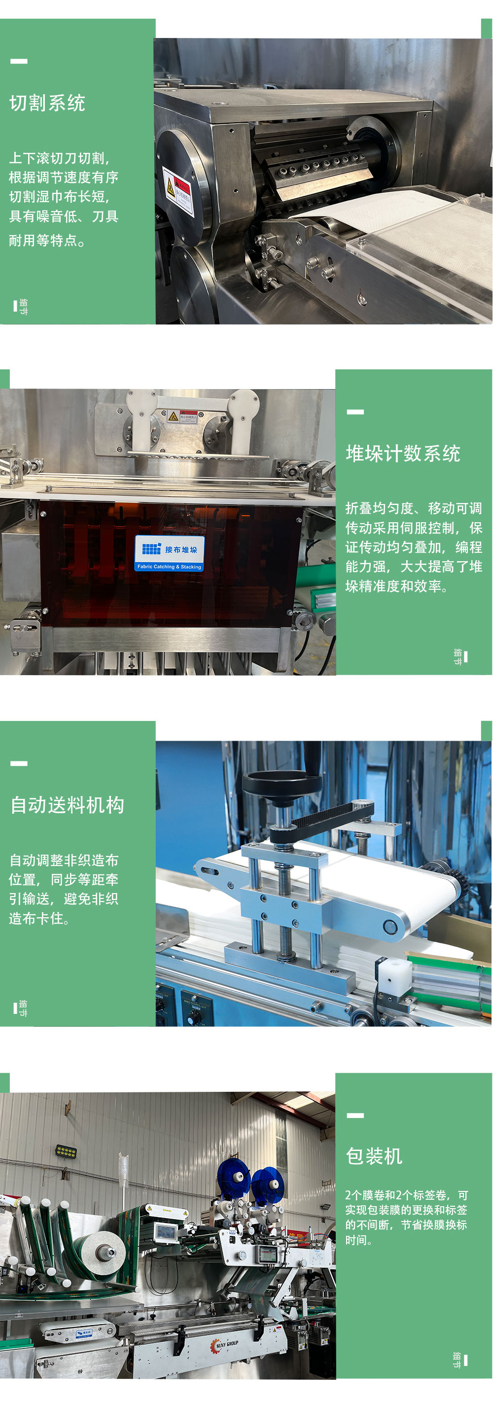 20道濕巾生產線流程 20道濕巾生產線流程
