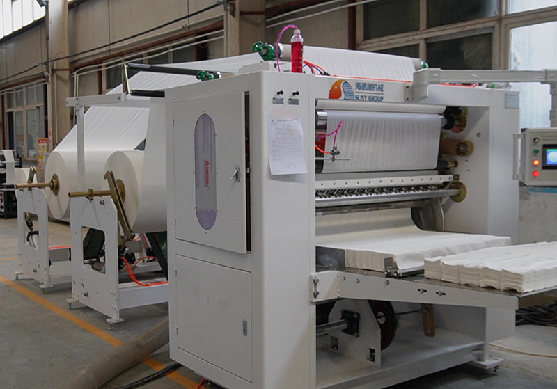 五排抽式洗臉巾折疊機 五排抽式洗臉巾折疊機